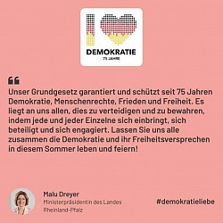 Demokratie Zitat Malu Dreyer